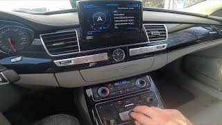 How to Set Destination in Map in AUDI A8 D4 ( 2010 – 2017 ) - Start Route in Navigation