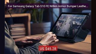 For Samsung Galaxy Tab S10 FE Nillkin Armor Bumper Leather Pro Auto... — Top Rated 2026 | Buy Now!