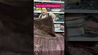 Indian pashmina digital  printing wale suits wo bhi bubbling free ghar baithe order Kare🥰😍 screenshot 2