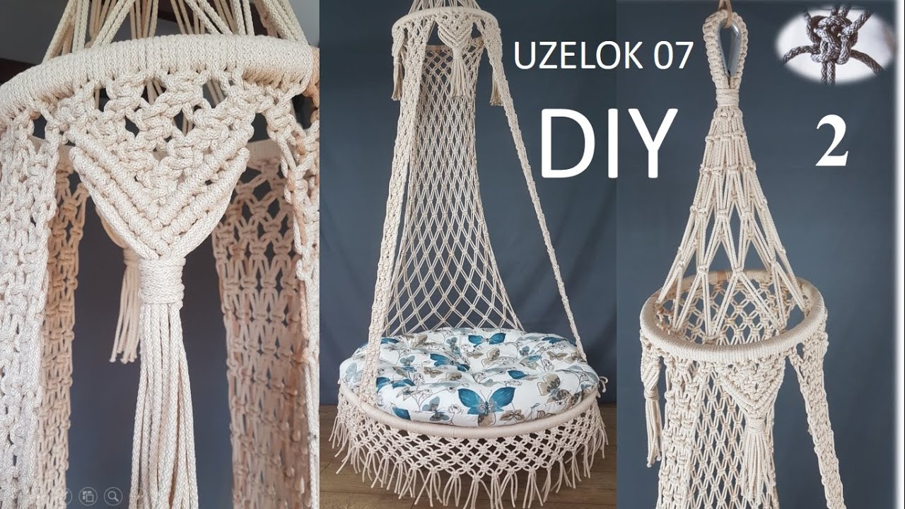 DIY Hanging Tent Chair/ Part 2/ Подвесное Кресло - Шатер/ Часть 2
