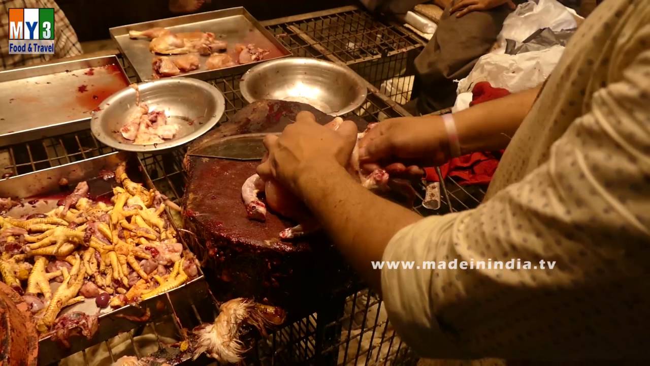 CHICKEN CUTTING | Poultry Cutting | DELHI STREET FOODS street food