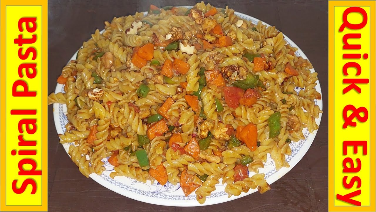 Spiral Macaroni recipe Masala pasta recipe Pakistani Style Pasta
