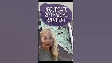 Procreate hand-drawn Botanical Brushset, Link in description 🥰