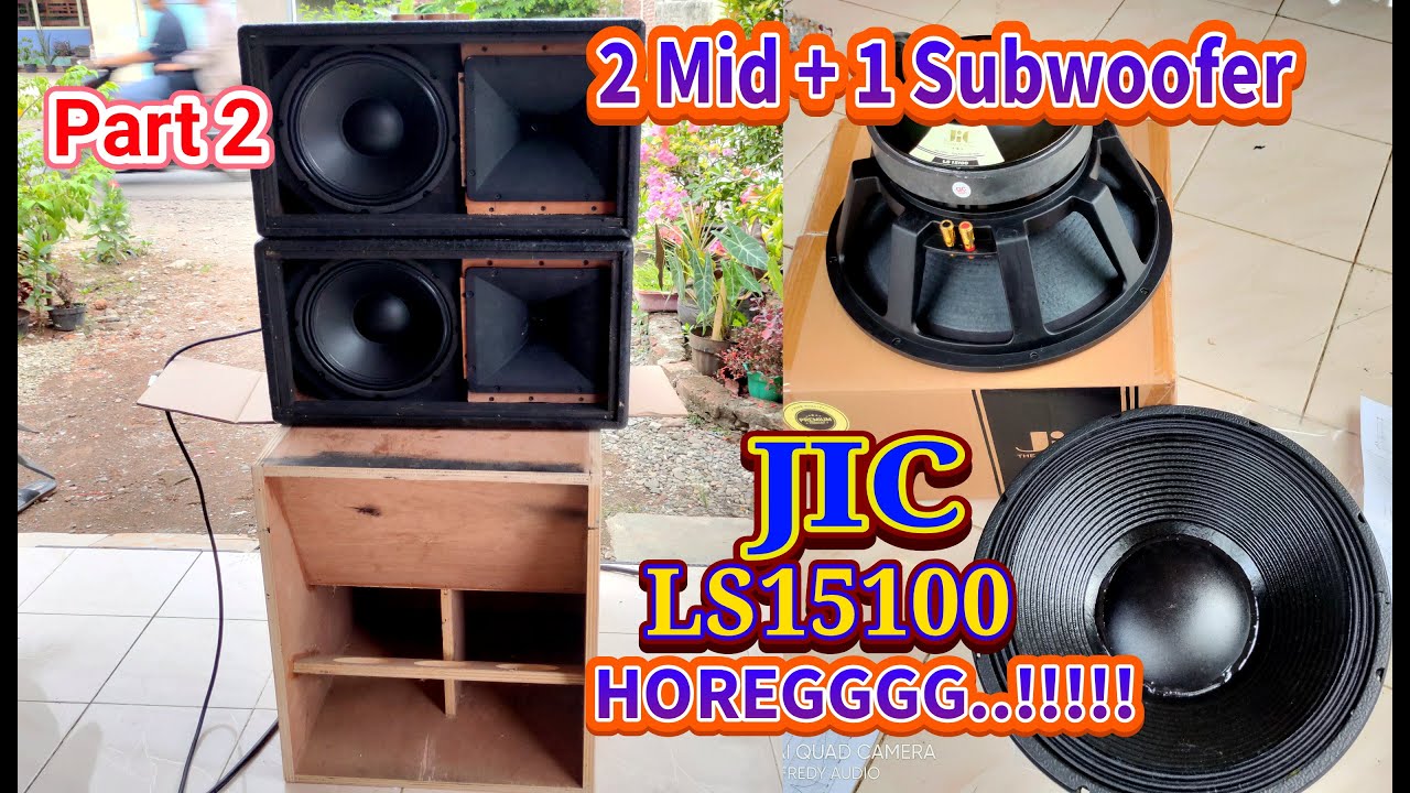 Test Speaker JIC Ls15100 Pake Box CLA