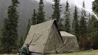 LUXURY FAMILY CAMPING IN RAINY | HEAVEN ON EARTH