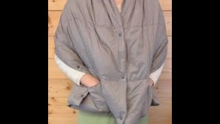 品薄！【無印良品】ダウンケープは留め方次第でいく通りも変身できる冬の必須品#shorts
