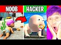 FUNNIEST NOOB vs PRO vs HACKER GAMES OF ALL TIME! (JELLY FILL, TRY TO FLY, ANTS.IO &amp; MORE!)