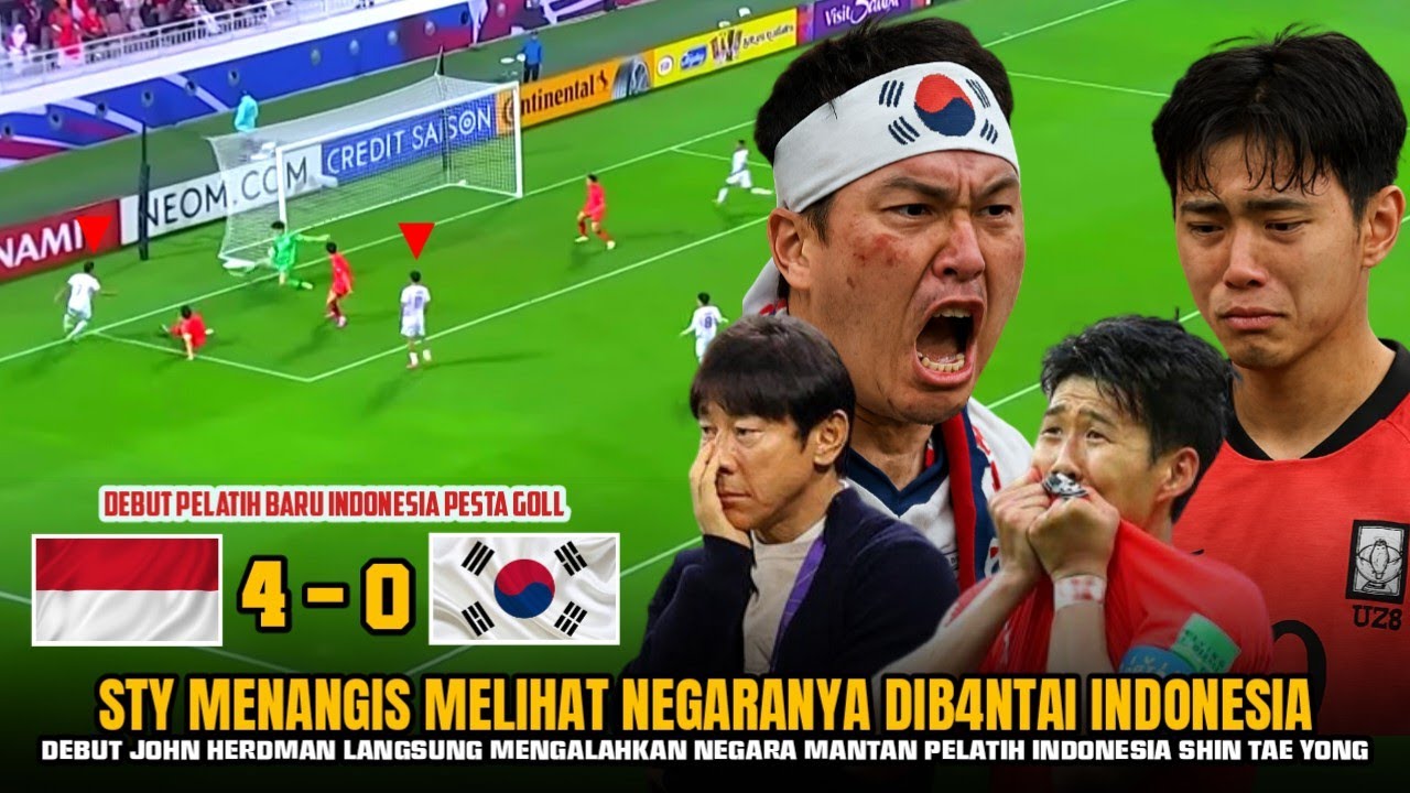 🔴PANGGUNG PEMBUKTIAN ! JOHN HERDMAN LANGSUNG MENGALAHKAN MANTAN PELATIH INDONESIA SHIN TAE YONG