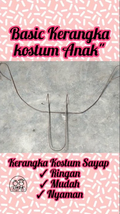 KERANGKA KOSTUM SAYAP UNTUK ANAK ANAK|KOSTUM KARNAVAL