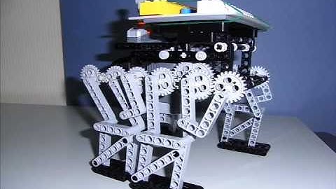 Lego Technic Variable Parallel Linkage 4 Legged Walking Robot 11