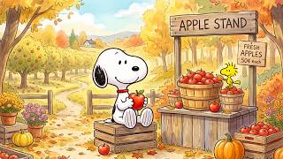 The Apple Stand Experience 🍎 Snoopy’s Autumn Jazz & Fall Ambience screenshot 1