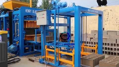 QT4-15 hydraulic automatic concrete hollow block molding machine test cement blocks for Malawi buyer