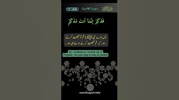 Surah Al-Ghashiyah 17-26  سورة الغاشية