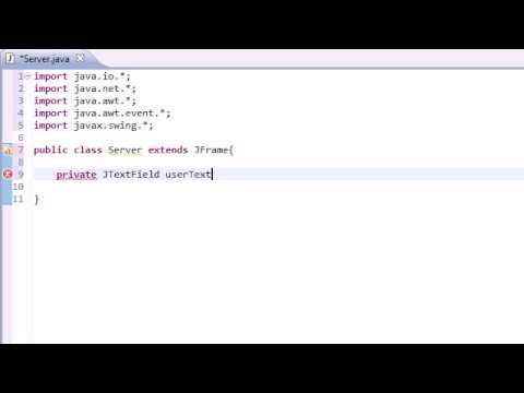 Intermediate Java Tutorial   38   Awesome Instant Messaging Program with Streams and Sockets