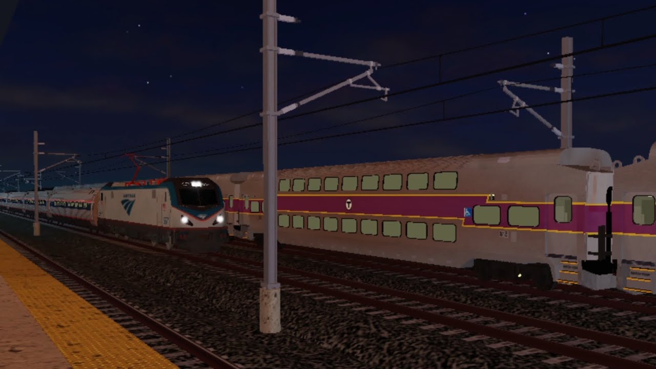 amtrak-and-mbta-trains-meet-at-wickford-junction-youtube
