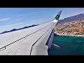 Transavia Boeing 737-800 FANTASTIC SCENIC TAKEOFF from Palma de Mallorca | ✈