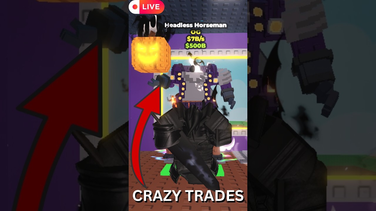 🔴LIVE RUNNING BIG TRADES! #shorts #live #roblox