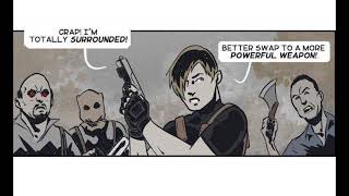 Resident Evil 4 Parody Leons Inventory Issue Comic Dub