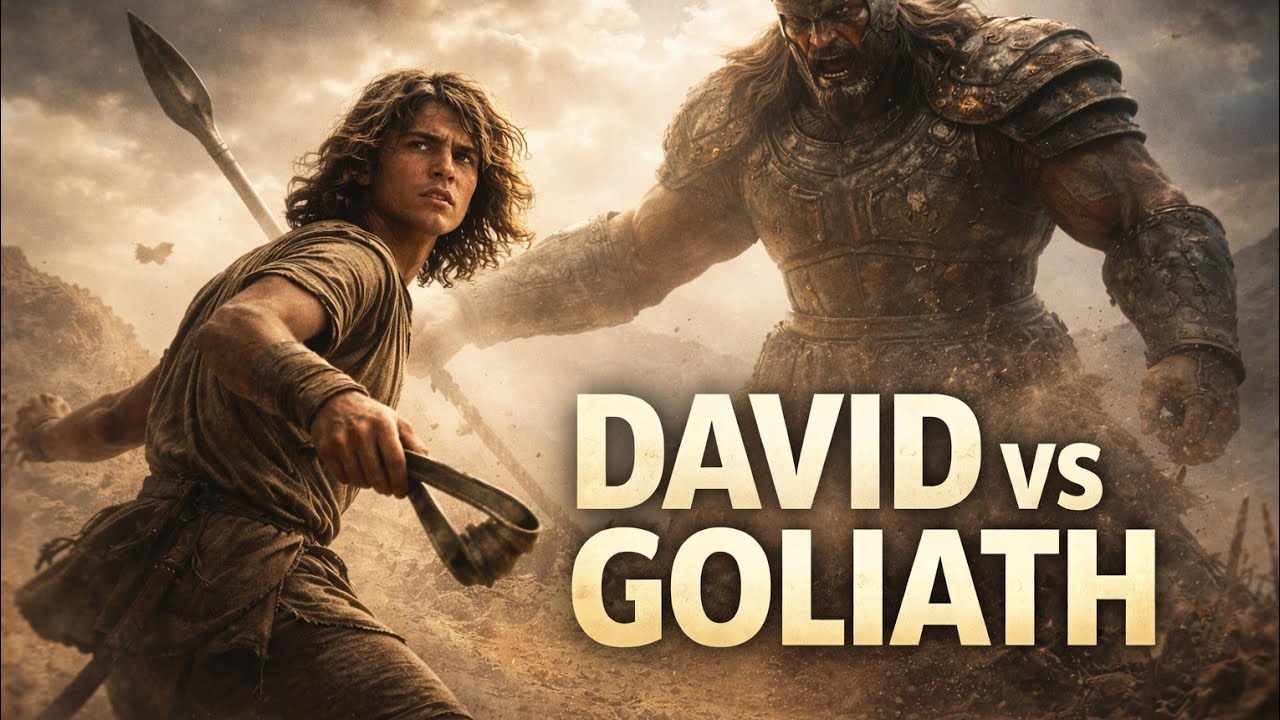 DAVID vs GOLIATH | The Day Faith Defeated Fear | Cinematic Bible Story