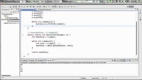 Java Stacks: the basics