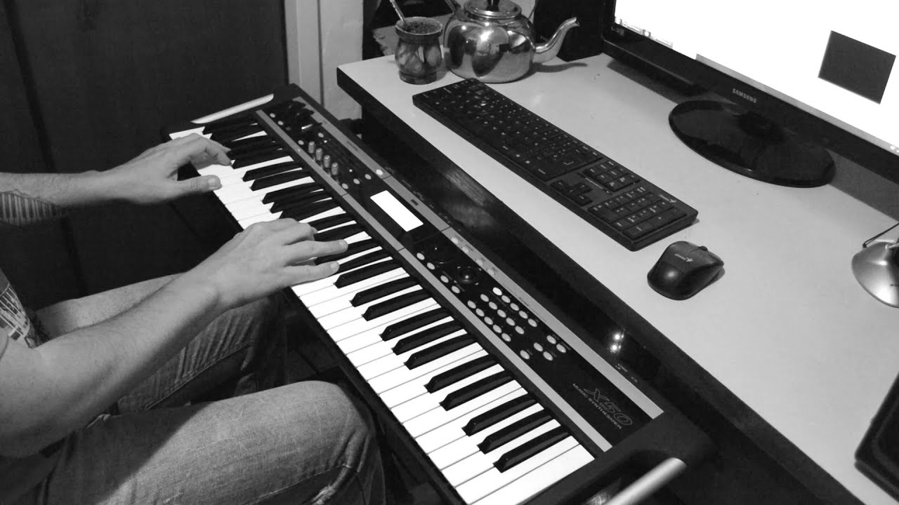 Soda stereo Hombre al Agua Teclado Cuerdas piano (Roberto Visca)