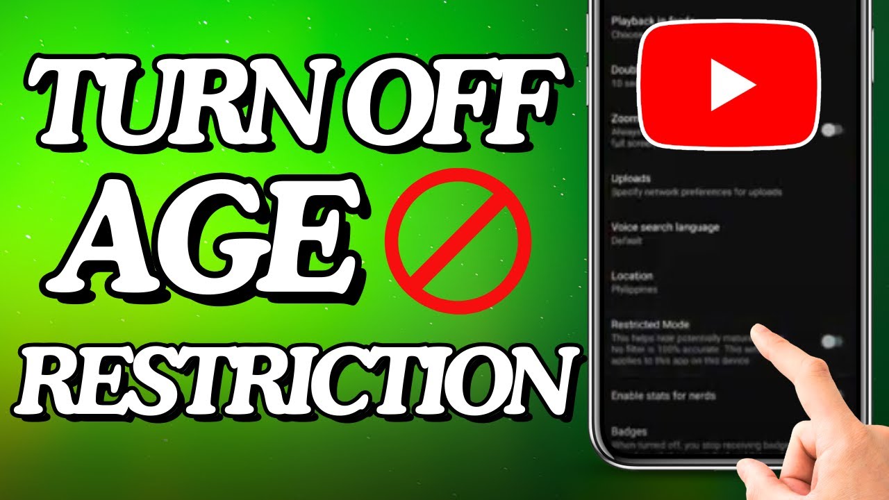 How To Turn Off Age Restriction On YouTube Mobile (Step By Step Tutorial)