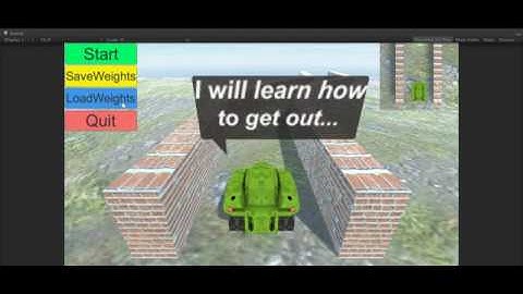 Unity3D Artificial Neural Networks