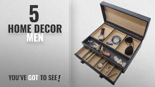 Top 10 Home Decor Men [2018 ]: Stock Your Home Luxury Mens Dresser Valet Organizer for Watches, https://clipadvise.com/deal/