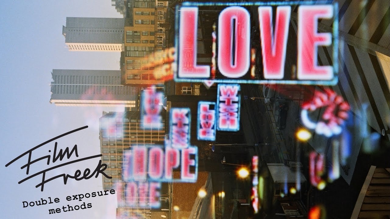 How to do double exposure Film Swap Rewind Canon AV1 SLR YouTube