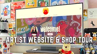 Inside My Artist Website: A Tour of My Online Shop | Why I Decided to Create a Website for My Art