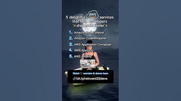 5 AWS services that help developers ship code faster