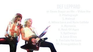 Def Leppard-Latest chart-toppers of 2024-Best of the Best Playlist-Ahead of the curve