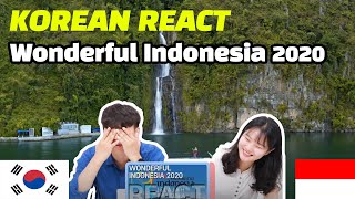 Korean Reaction Wonderful Indonesia 2020 | Indonesia
