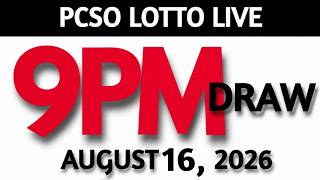 Lotto Result Today 9pm Draw AUGUST 16, 2026 Swertres Ez2 PCSO LIVE