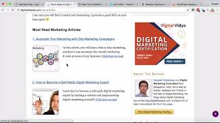 Lesson 7   Inside the Admin Area of my WordPress Blog