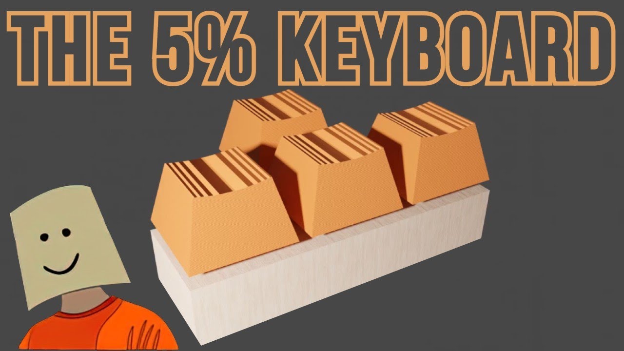 The World's SMALLEST gaming Keyboard (kinda) Minecraft?