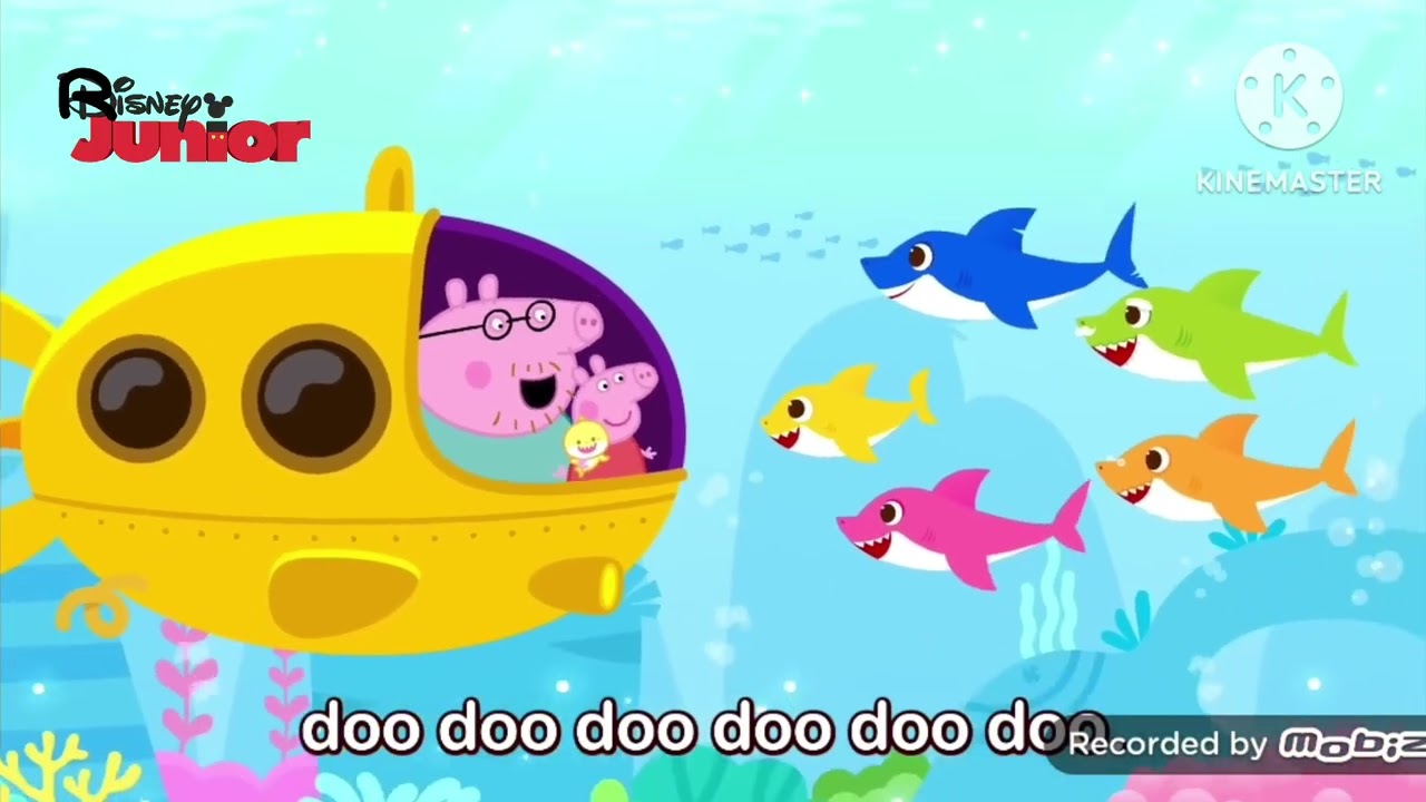 Baby Shark Peppa Pig Dance Remix | Risney Junior UK