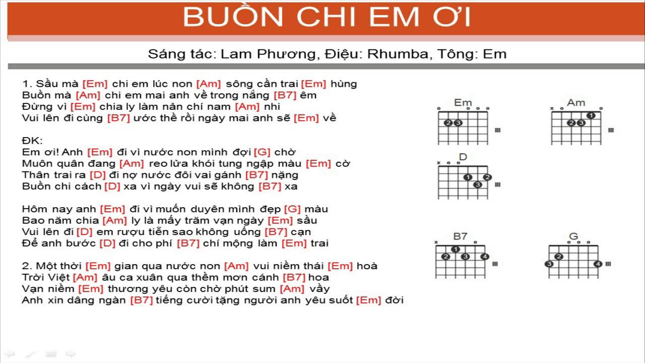 Hop am guitar buon chi em oi em youtube