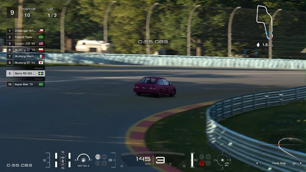 American FR Challenge 550 - Watkins Glen Short Course - Ford Sierra RS 500 Cosworth '87