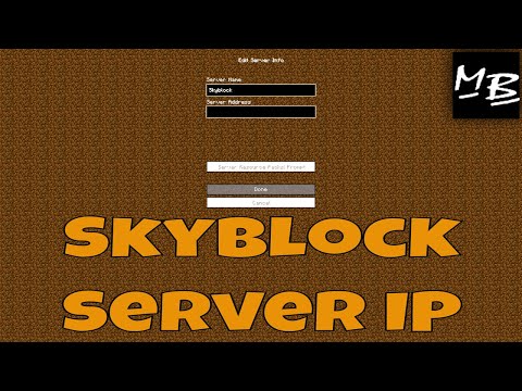 Minecraft Skyblock Server IP Address