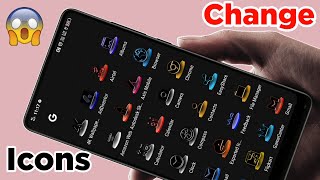 How to change Android Apps icon design | mobile screen icon change kaise kare 2024 | Viseshgyan | screenshot 5