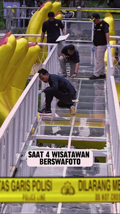 TRAGIS : WAHANA WISATA JEMBATAN KACA PECAH #beritaterkini #jembatankaca #newsupdate #wisata