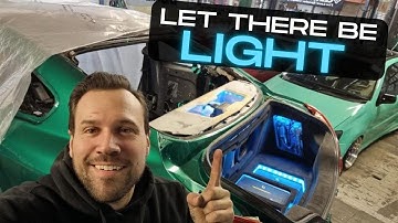 Rear Deck Plexiglass and LED Lighting [ Infiniti G37 ]