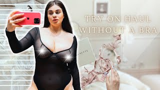 Transparent Clothing Try on Haul | New Awesome Finds | No Bra Style