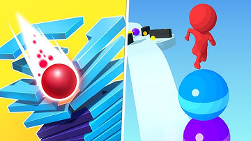 🍐 Stack Rider 🆚 Stack Ball 38S2AB! NEW LEVELS Game Mobile Update Top Gameplay iOS,Android Walthrough