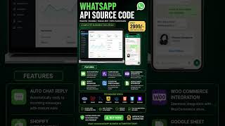 WhatsApp API Source Code! Start Your WhatsApp API Agency!
