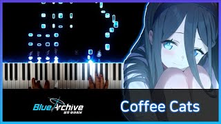 Video thumbnail of "Coffee Cats - 블루아카이브 OST (@mitsukiyo) | 피아노 커버"