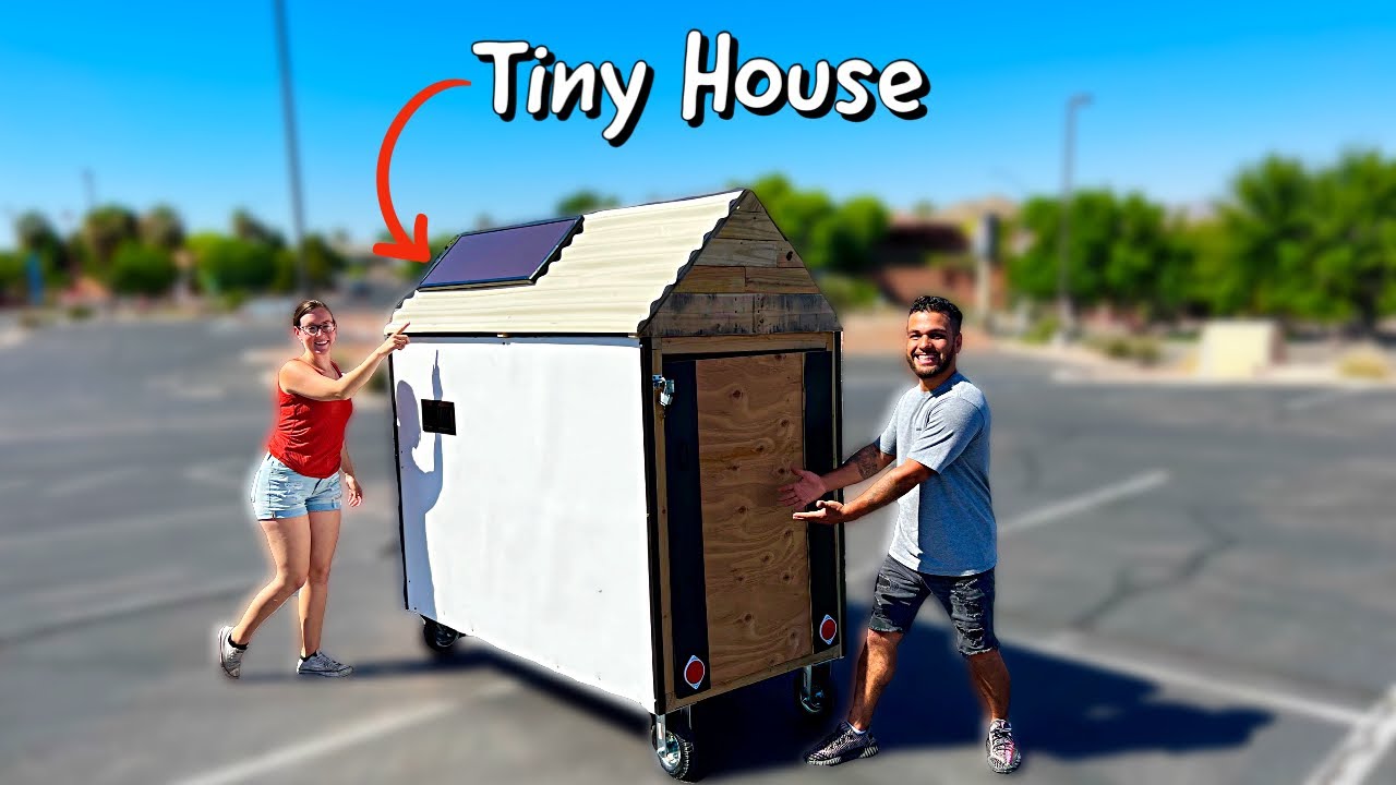 Building A Tiny Home On Wheels For A Homeless Guy YouTube