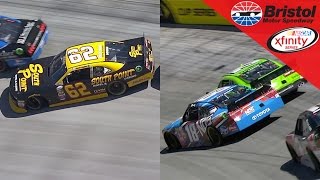 Busch and Gaughan slip, slide and save their cars