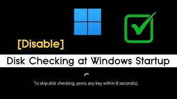 How To Skip Disk Checking at Startup ⚠️ How to Automatically Skip Disk Checking